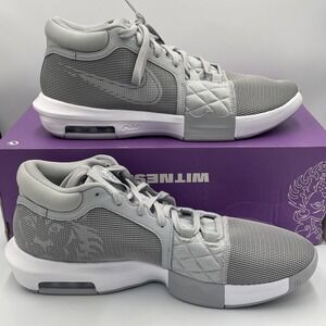 Nike Lebron Witness 8 VIII Men's Size 14 Grey White Basketball Shoes FB9944 001